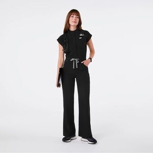 FIGS Rafaela Wide Leg Scrub Jumpsuit